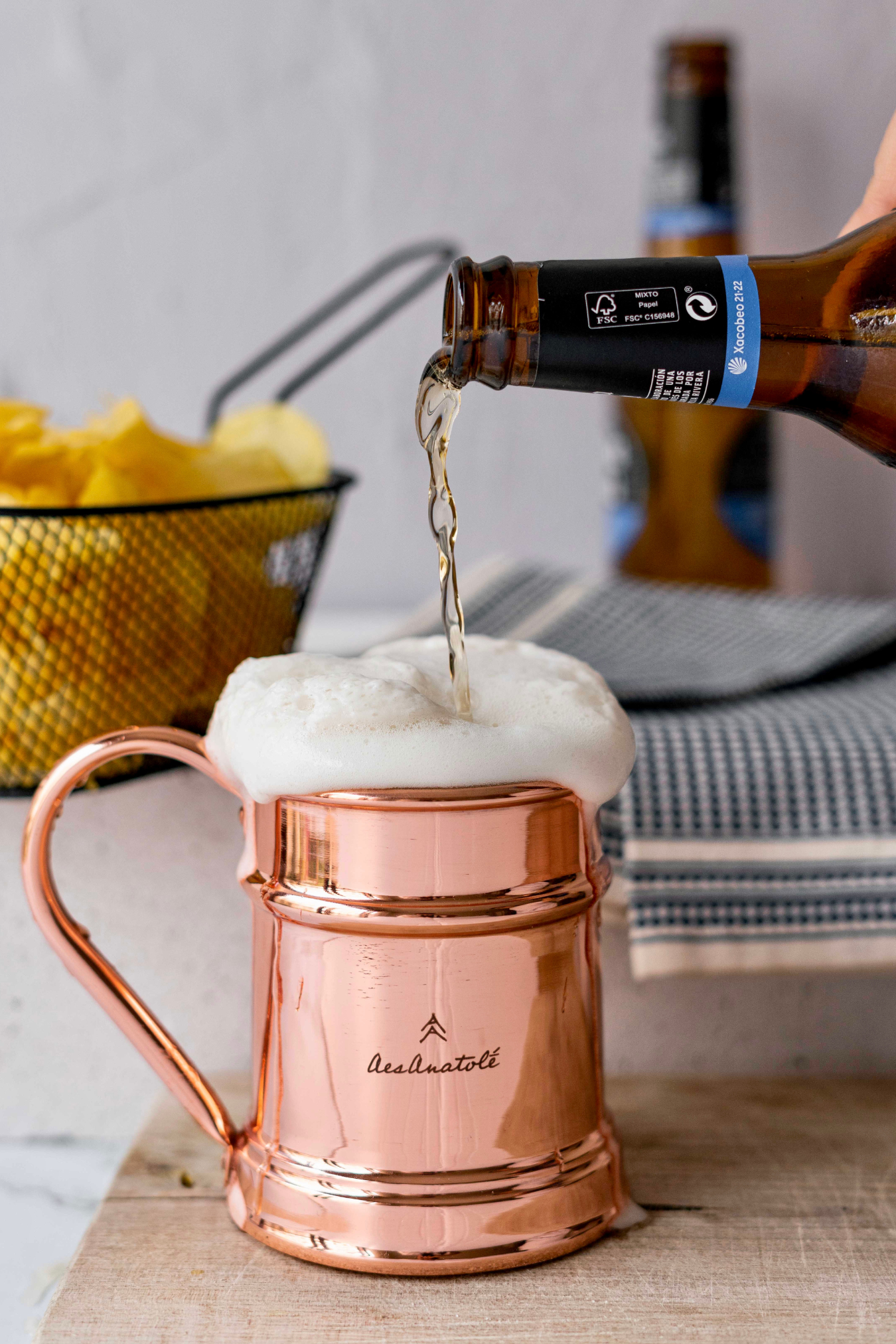 Copper Beer Mug