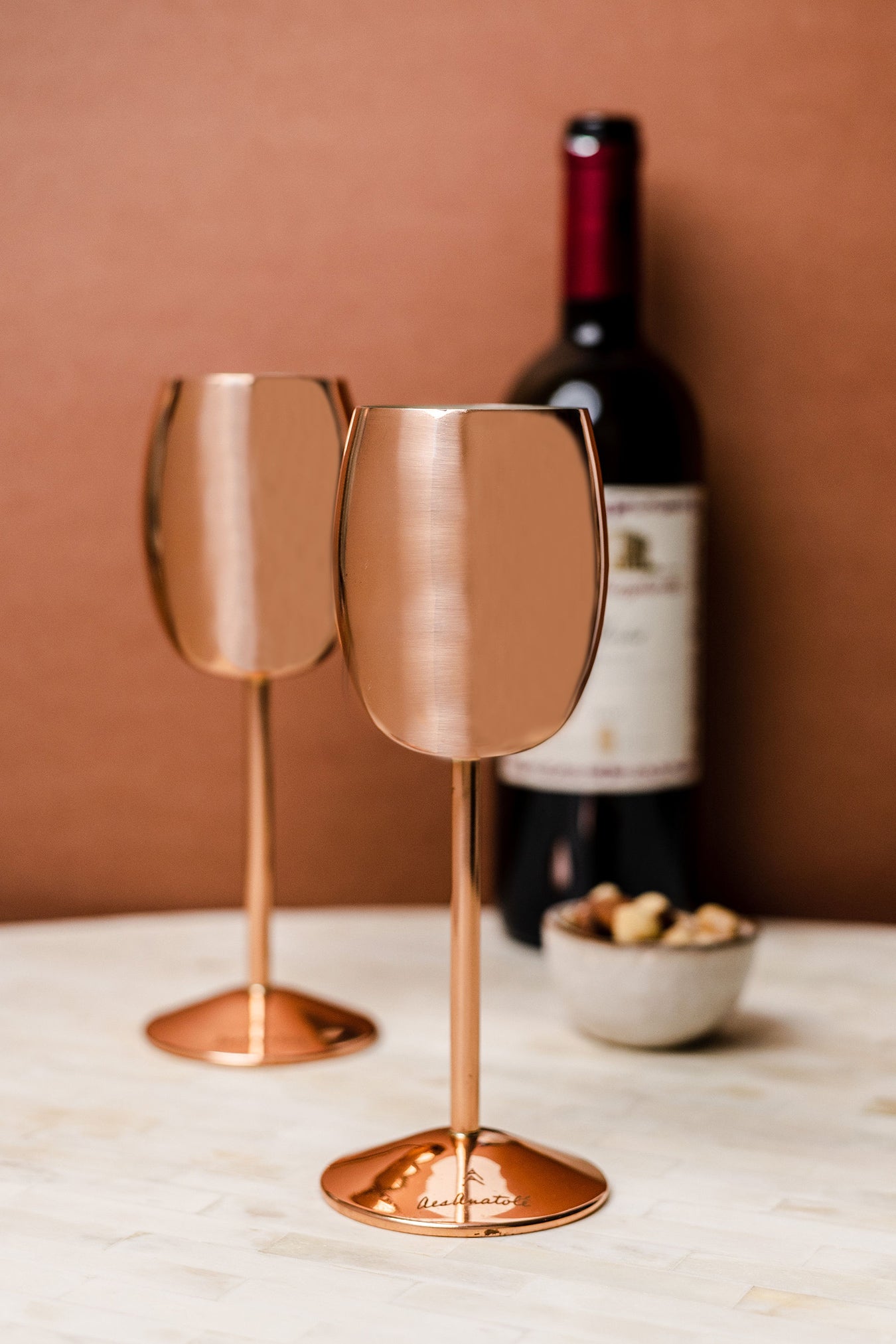 Copper Wine Glass